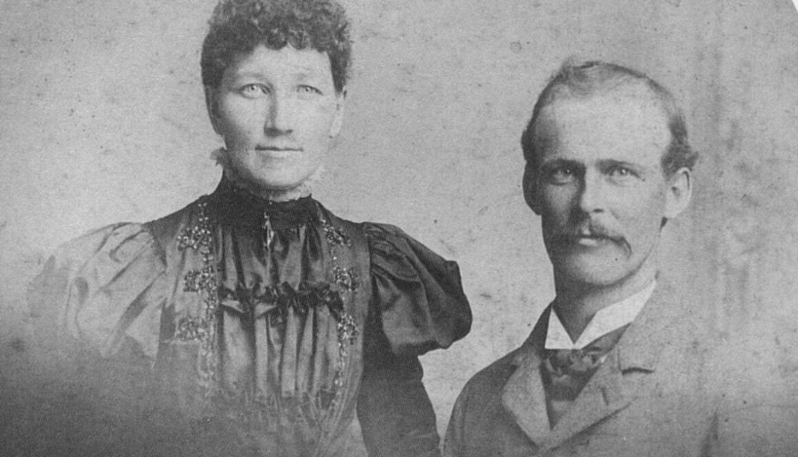 John and Lilly Bell Johnston May 1891
